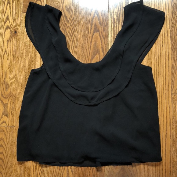 Simons icone Sleeveless black off shoulder top - Picture 4 of 9